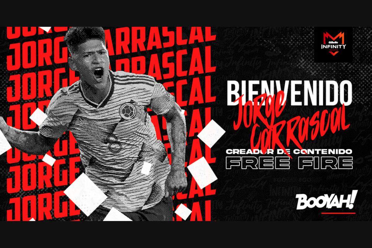 El mediapunta colombiano Jorge Carrascal de River Plate se sumó al equipo de esports Infinity como streamer del videojuego Free Fire