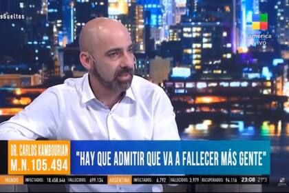 El médico conversó con Luis Novaresio sobre la cuarentena y la falta de camas disponibles en los hospitales