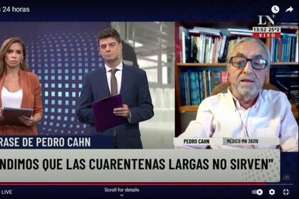 El médico Pedro Cahn, en diálogo con LN+