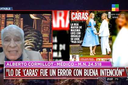 Alberto Cormillot recordó las críticas que recibió por tener una hija con sobrepeso