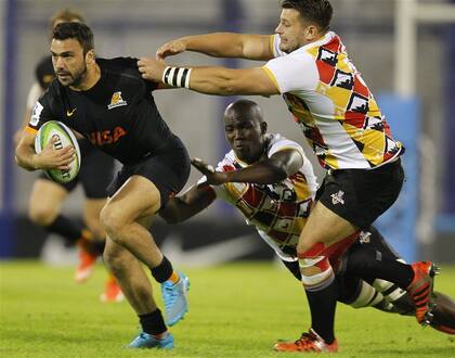 El medio scrum Martín Landajo, fundamental en el juego de Jaguares