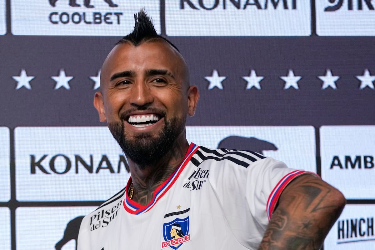 El mediocampista chileno Arturo Vidal, jugador de Colo Colo y símbolo del seleccionado trasandino