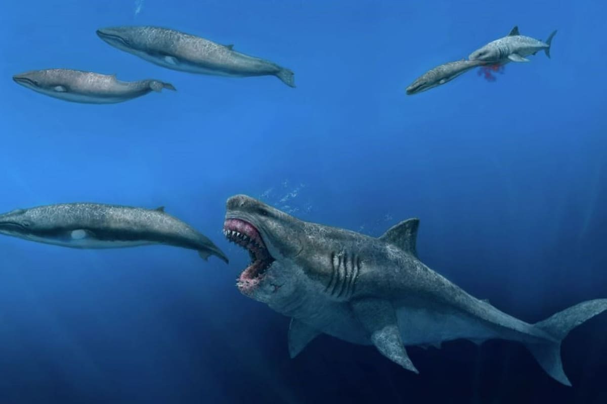 El megalodón fue el tiburón más grande que jamás haya existido, tuvo que satisfacer un requerimiento energético diario de más de 98.000 kilocalorías (Foto: Archivo)