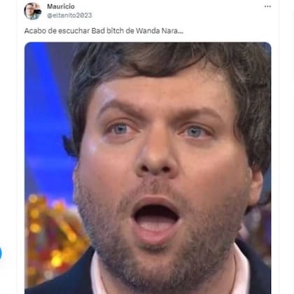 El meme de Guido Kaczka fue uno de los que apareció para expresar lo que sintieron los usuarios ante el tema "Bad Bitch" de Wanda Nara