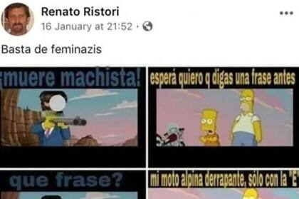El meme que publicó el profesor