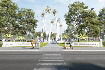 El memorial será construido entre el Hospital Stroger y el Centro Médico Jesse Brown VA, por lo que estará ubicado en el Distrito Médico de Illinois (COVID Monument Commission)