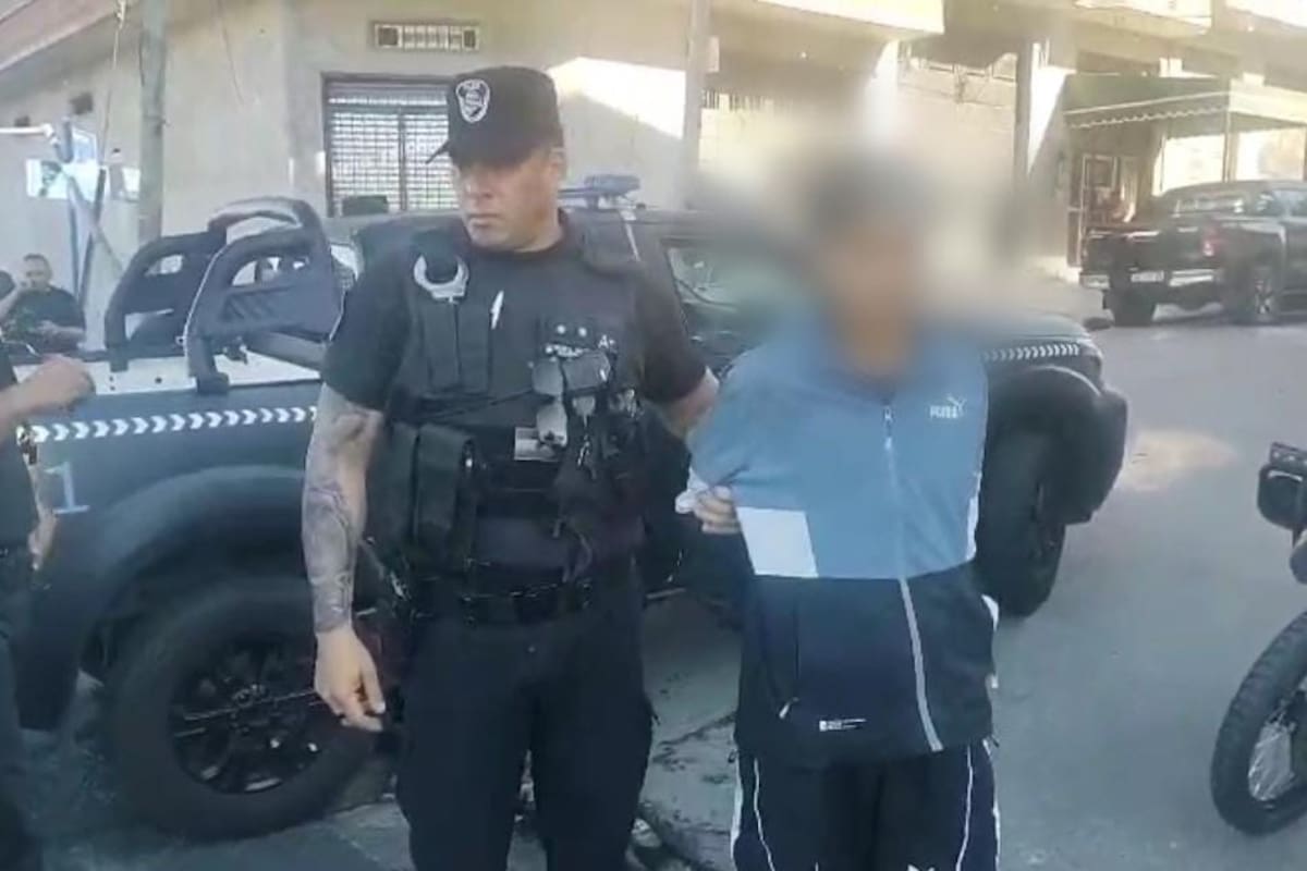 El menor detenido tras robar una moto