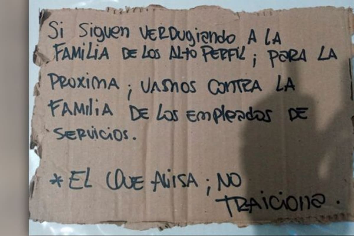 El mensaje amenazante fue encontrado en un edificio del Servicio Penitenciario de Rosario