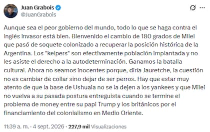 El mensaje de Grabois
