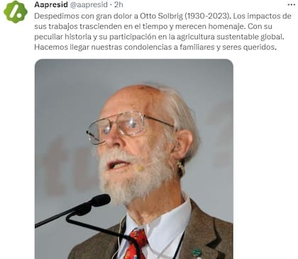 El mensaje de Aapresid