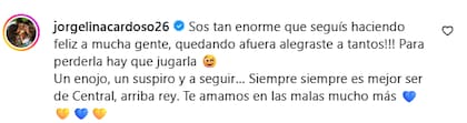 El mensaje de Cardoso