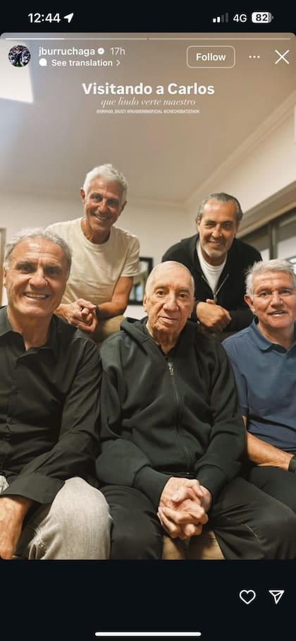 El mensaje de Burruchaga