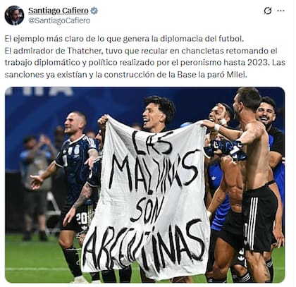 El mensaje de Cafiero