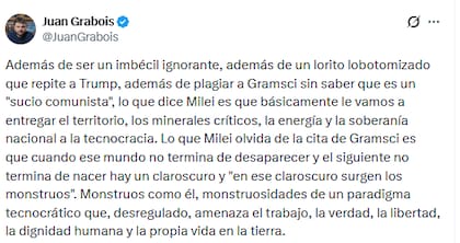 El mensaje de Grabois