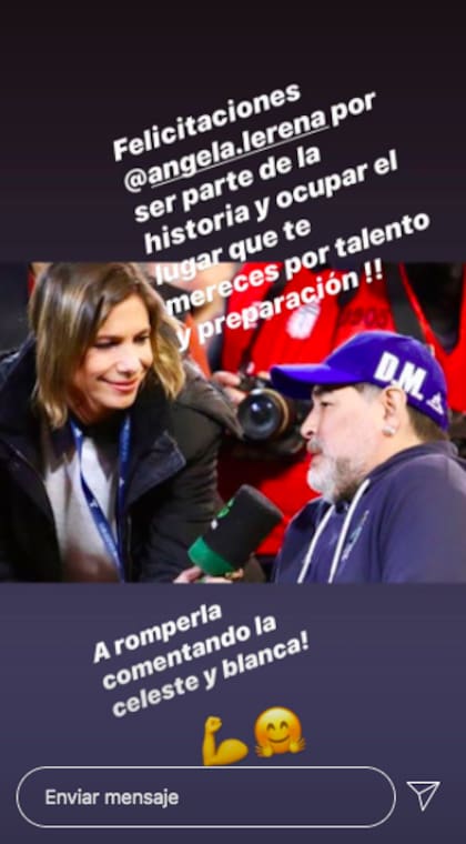 El mensaje de Alejandro Fantino para Ángela Lerena