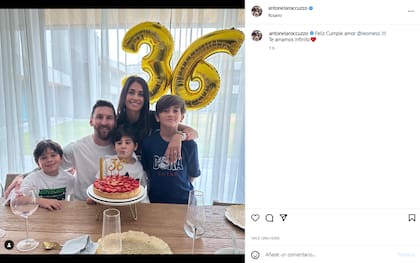 El mensaje de Anto Roccuzzo a Leo Messi por su cumpleaños