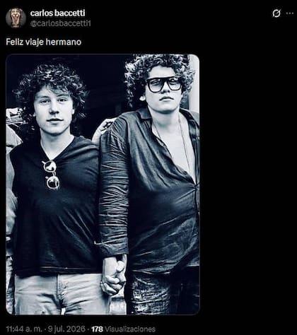 El mensaje de Baccetti para su socio Agulla tras su muerte.