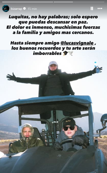 El mensaje de Bizarrap para Lucas Vignale