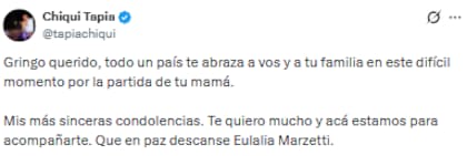 El mensaje de Chiqui Tapia para Lionel Scaloni (Foto: Instagram @tapiachiqui)