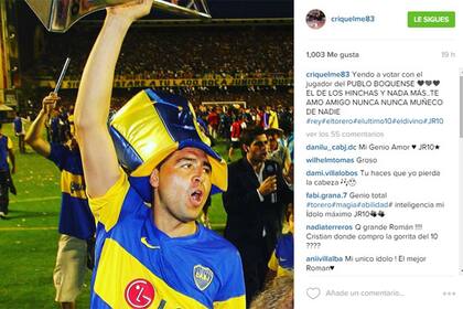 El mensaje de Cristian Riquelme