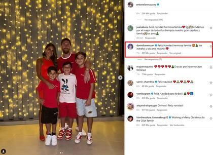 El mensaje de Daniella Seemaan para la familia Messi