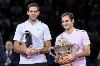 Por qué Federer fue elegido para entrar en el Salón de la Fama del Tenis y Del Potro no llegó