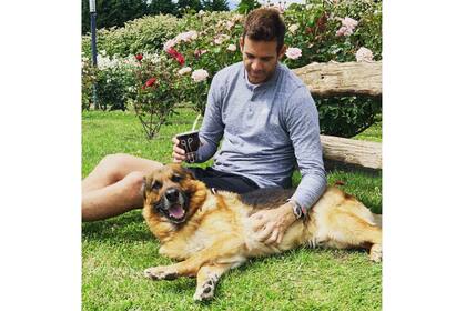 El mensaje de Del Potro, tras la muerte de su perro Astor