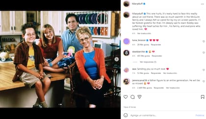El mensaje de despedida de Hilary Duff a Robert Carradine (Foto: Instagram @hilaryduff)