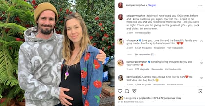 El mensaje de despedida de Jamie MacPhee, la esposa de James Ransome