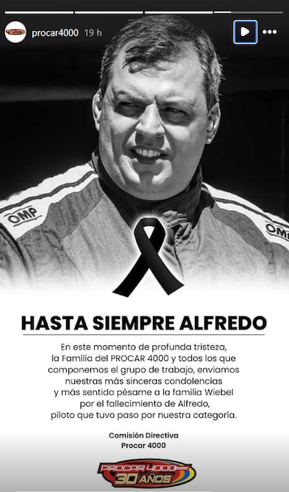 El mensaje de despedida de Procar 4000
