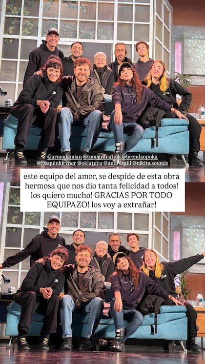 El mensaje de despedida que escribió Gime Accardi tras finalizar la función en San Juan