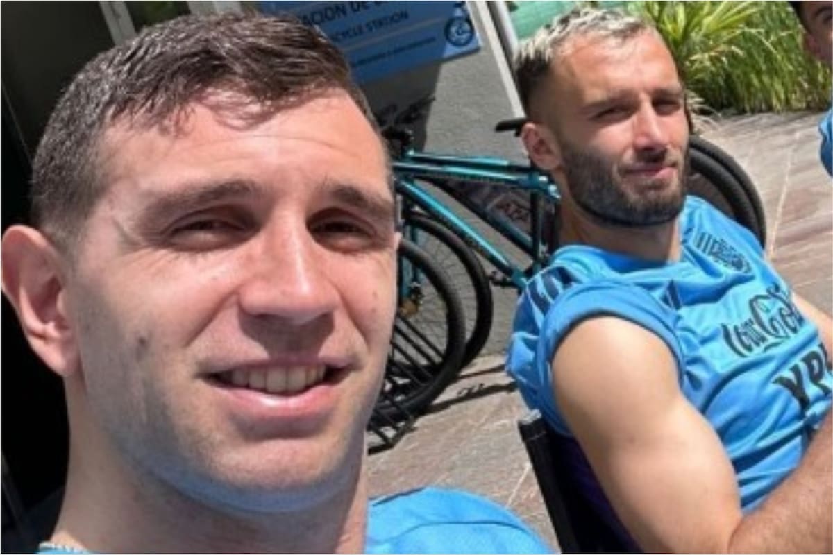 El mensaje de Dibu Martínez a Germán Pezzella
