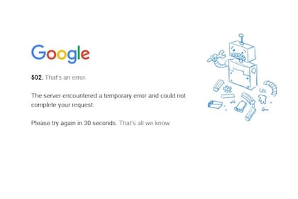 El mensaje de error qué le apareció a varios usuarios.
