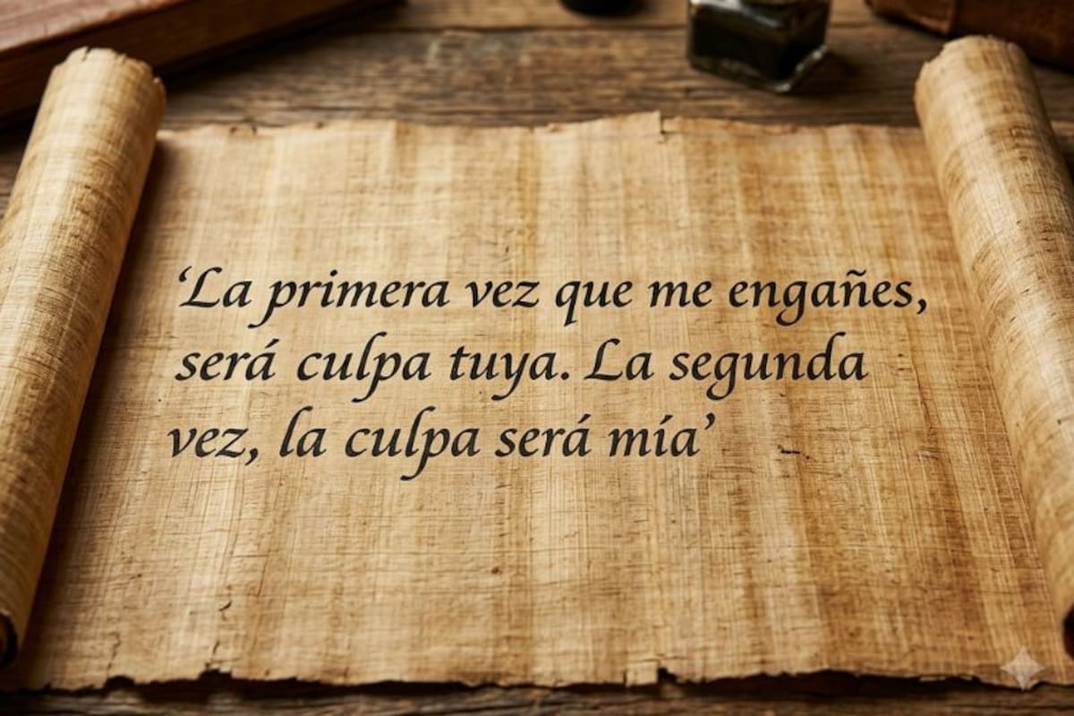 El mensaje de esta frase no busca promover la desconfianza, sino recordar que las acciones repetidas suelen ser una señal que conviene no ignorar