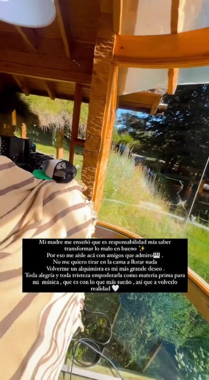 El mensaje de Flor Vigna