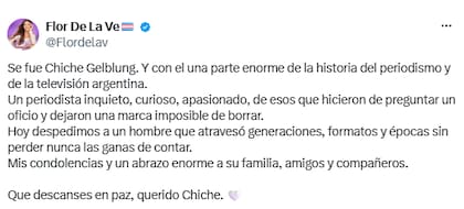 El mensaje de Flor de la V