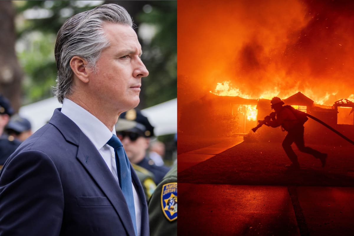 El mensaje de Gavin Newsom sobre incendios y desastres naturales en California