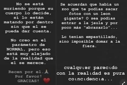 El mensaje de Gianinna Maradona hace un año, pidiendo por la salud de su padre y cuestionando el cuidado que le daba el entorno
