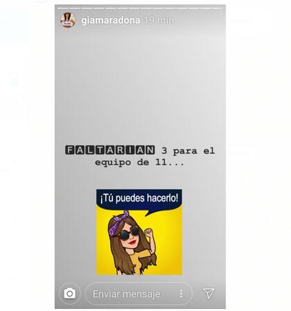 El mensaje de Giannina Maradona para su padre