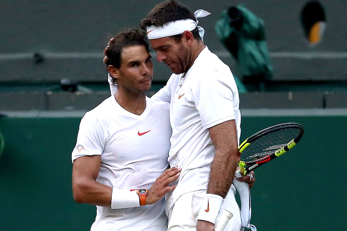 El mensaje de Juan Martín del Potro a Rafael Nadal