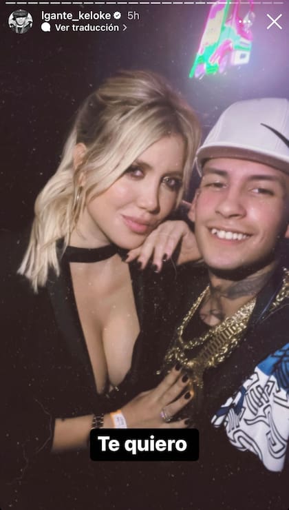 El mensaje de L-Gante a Wanda Nara tras el estreno de "El último romántico" (Foto: Instagram @lgante)