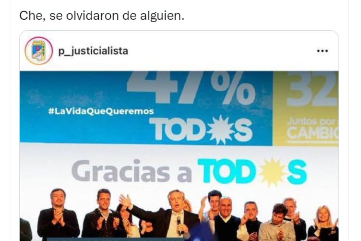 El mensaje de la cuenta oficial de La Cámpora a la cuenta del PJ nacional