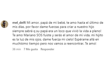 El mensaje de la pareja de Mariano Barbieri el día del crimen