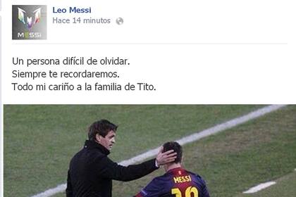El mensaje de Leo tras la muerte de Tito