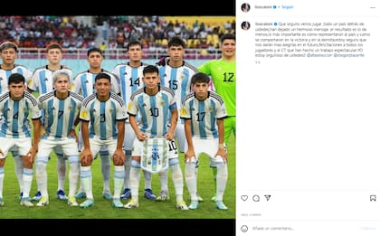 El mensaje de Lionel Scaloni para la Sub 17 tras la derrota ante Alemania en el Mundial (Foto: Instagram @lioscaloni)