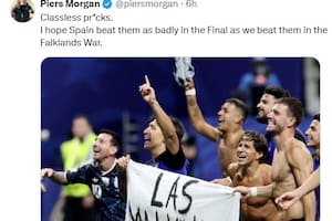 El desubicado mensaje del periodista inglés Piers Morgan sobre la final