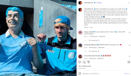 El mensaje de Ramiro el día que su padre hubiese cumplido 53 años (Foto: Instagram @ramirobueno_)