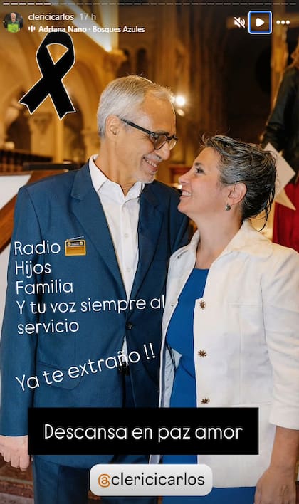 El mensaje de su esposa