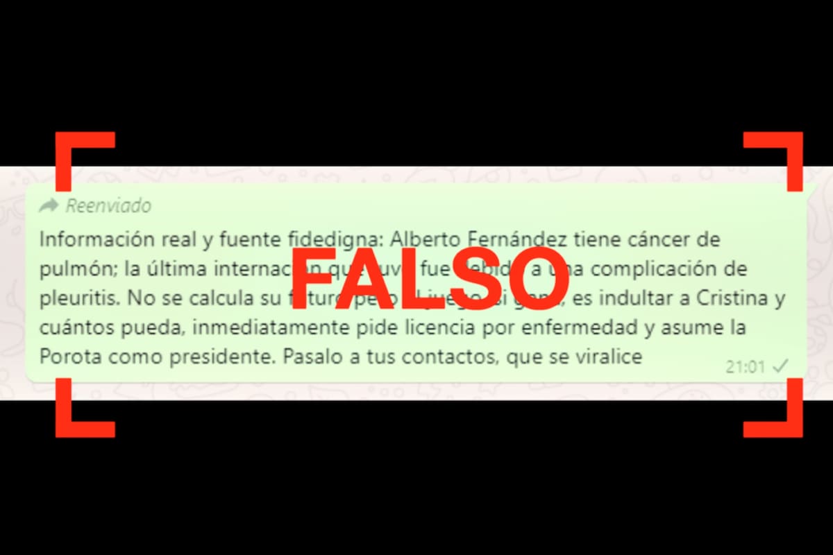 El mensaje de WhatsApp que se viralizó