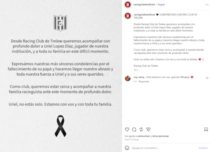 El mensaje del club